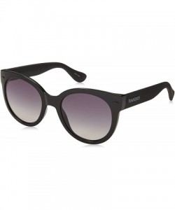 Round Women's Noronha Round Sunglasses - Black - CA17XMN5C5U $55.82