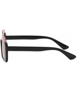 Rimless Fashion Retro Vintage Womens Mens Brand Designer Style Sunglasses - Red - CG18Q6CZU97 $10.67