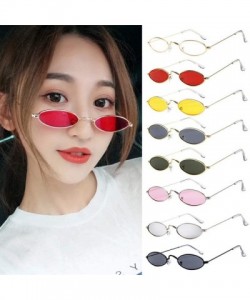 Oval Vintage Sunglasses Outdoor Eyewear Protection - C - CP18YS759NH $7.24