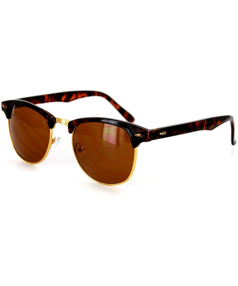 Wayfarer 8-Bit Pixel Retro Novelty Gamer Geek Sunglasses Adult Size - Tortoise - CT118O7KYQN $11.08