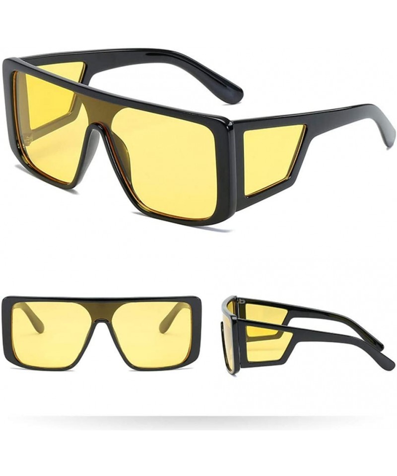 Square Sunglasses for Men- Oversize Polarized Sun Glasses 100% UV ...