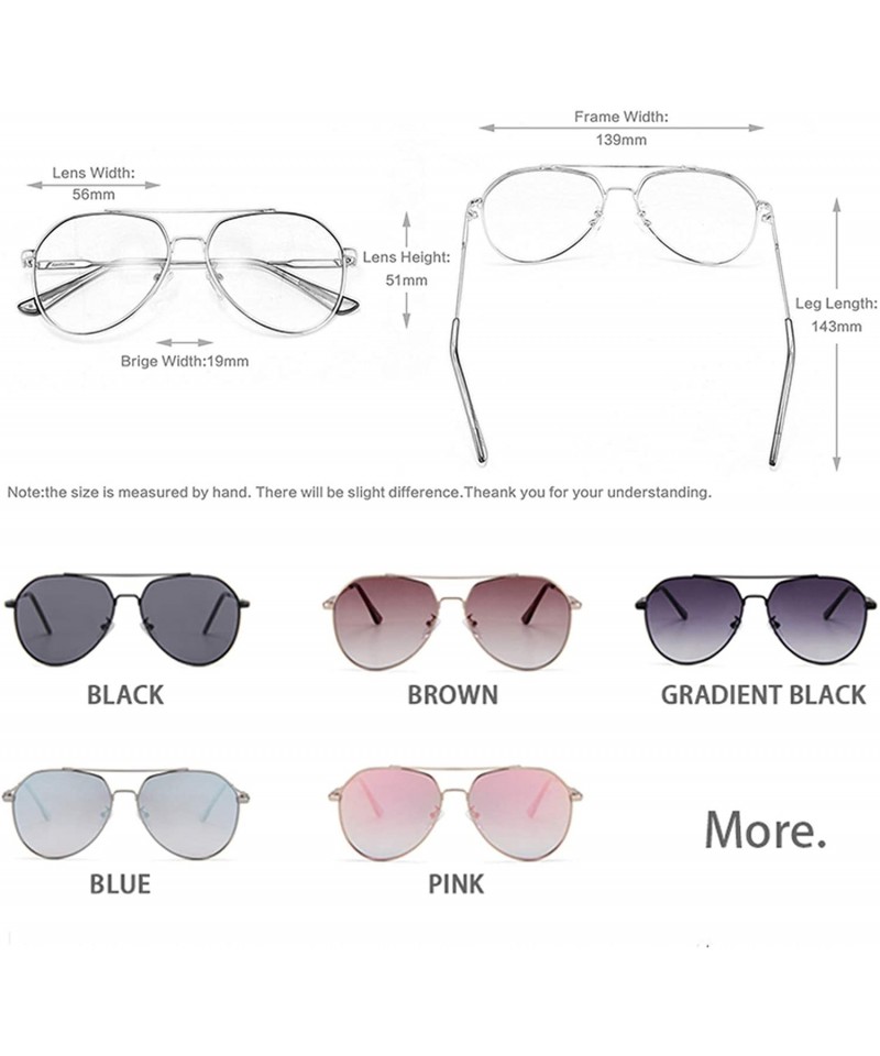 Design Pilot Sunglasses Women Men Driving Alloy Frame UV400 Mirror Sun ...