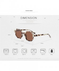 Square Women Sunglasses Sexy Vintage Small Frame Red 2018 Polygon Fashion - Red - CK189XMCE6S $11.05