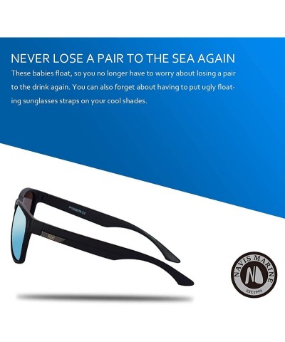 Sport Floating Polarized Sunglasses for Men Women Fishing Sailing Water Sports Eyewear UV Protection - Matte Black P78 - CD19...