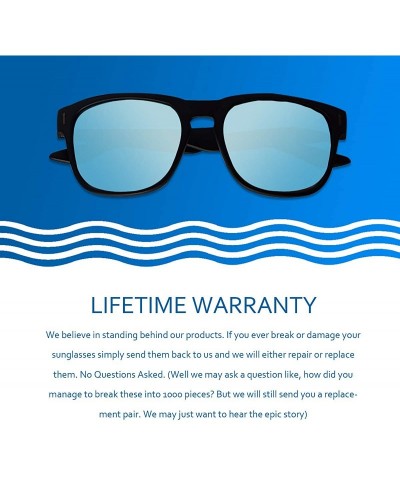 Sport Floating Polarized Sunglasses for Men Women Fishing Sailing Water Sports Eyewear UV Protection - Matte Black P78 - CD19...