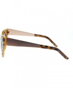 Trendy Runway Fashion Thick Plastic Narrow Cat Eye Sunglasses ...