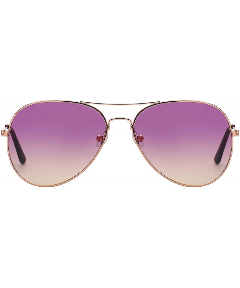 Polarized Sunglasses Unique Arched Top Aviators Thin Lite Metal