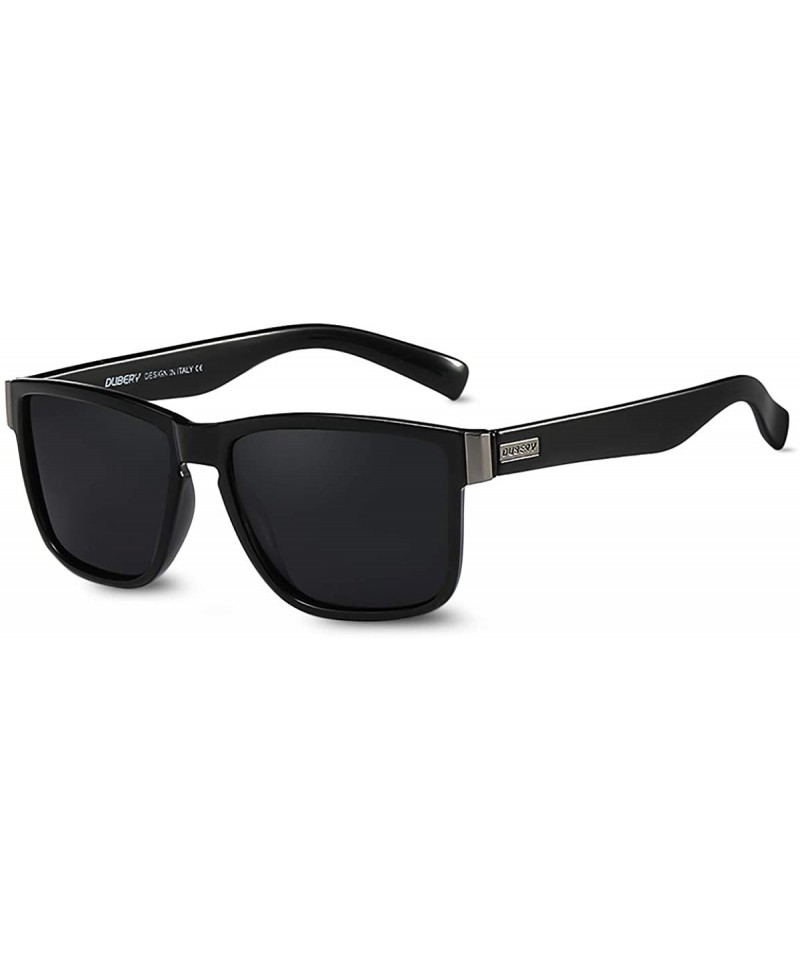 Sunglasses Men Women Polarized Square Frame Tortoise Sports UV400