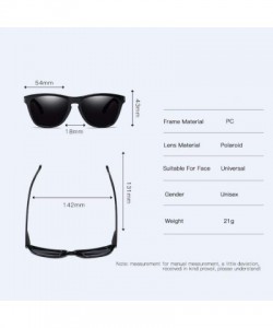 Aviator Men and women polarizing sunglasses driving Sunglasses polarizing glasses - C - C418QCC6UNW $24.98