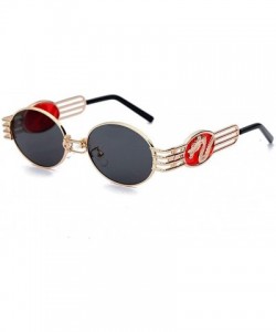 Round Fashion Vintage Steampunk Sunglasses Glasses - 4 Sliver - CE198GE0D2S $28.87