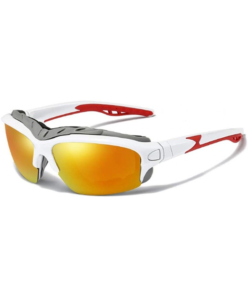 Goggle Sports Polarizing Sunglasses 8505 Anti-Ultraviolet Flashing Polarizing Protection Suitable for Outdoor Riding - CP18YG...