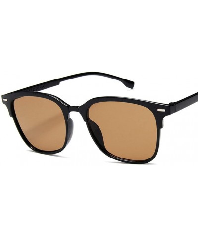 Rectangular Vintage Square Sunglasses Women Man Silver Sun Glasses - Orange - C4194OOG50G $28.20