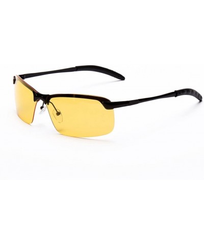 Aviator Polarized Sunglasses Photochromic Protection - Yellow - CJ199OXELUY $10.91