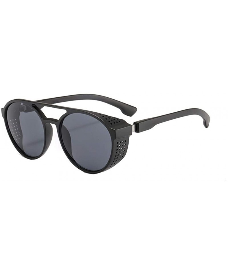 Aviator Street Stylish Vintage Aviator Shade Sunglasses Glasses For Unisex Adults - Gray - CV196OMR96S $11.87