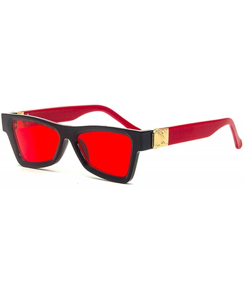 Luxury Designer Retro Millionaire Sunglasses Square Punk Rock Hip