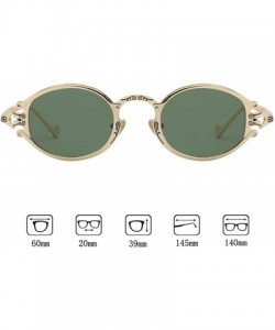 Goggle replica engraved sunglasses polarized outdoor - Dark Green Lens - CR199Y2IOL6 $28.77