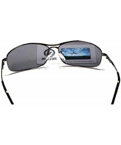 Sport Men Driving Sunglasses Polarized Smooth Design Rectangle Sun Glasses Sport C4 - C1 - C718XQZMGKQ $14.89