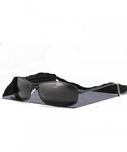 Sport Men Driving Sunglasses Polarized Smooth Design Rectangle Sun Glasses Sport C4 - C1 - C718XQZMGKQ $14.89