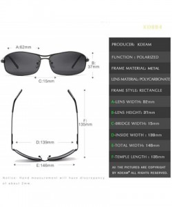 Sport Men Driving Sunglasses Polarized Smooth Design Rectangle Sun Glasses Sport C4 - C1 - C718XQZMGKQ $14.89