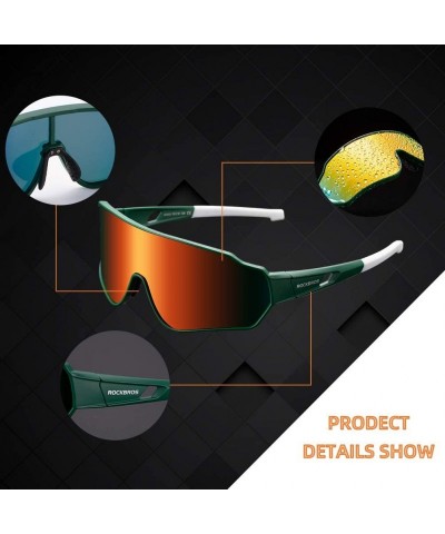 Sport Polarized Cycling Sunglasses for Men Sports Glasses Women UV protection Bike Glasses for Driving Running Fishing - CG19...