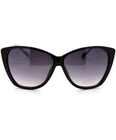 Butterfly Oversized Square Butterfly Frame Sunglasses Womens Fashion Eyewear - Black - C8122DPJ7L9 $9.00