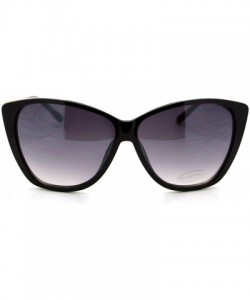 Butterfly Oversized Square Butterfly Frame Sunglasses Womens Fashion Eyewear - Black - C8122DPJ7L9 $9.00