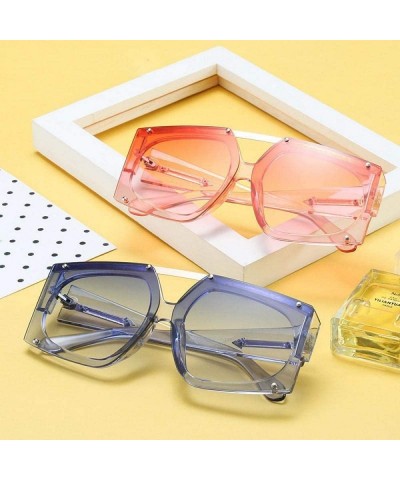 Aviator Clear Lenses Double Beam Unique Oculos De Sol Gafas C6 White - C6 White - CI18YKUGXC4 $10.37