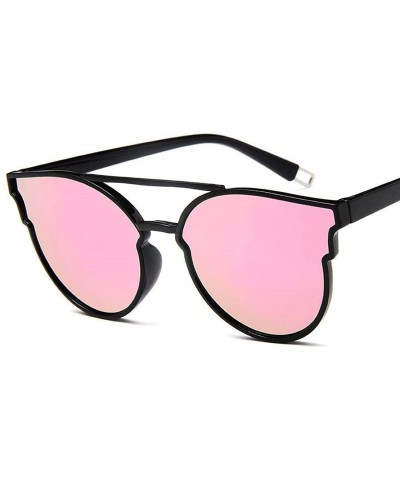 Oversized Vintage Sunglasses Women Luxury Plastic Ocean Lens Sun Glasses Classic - Blue - CW18WD8D7SC $9.33