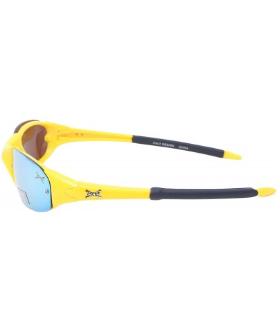 Sport Fashion Sports Small Frame Sunglasses for Baseball Cycling Fishing Golf TZ197 - Yellow - CU180ORU26Z $11.77