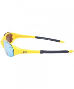 Sport Fashion Sports Small Frame Sunglasses for Baseball Cycling Fishing Golf TZ197 - Yellow - CU180ORU26Z $11.77