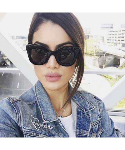 Oversized Fashion Sunglasses Gradient Oversized Outdoor - Floral - CE197HISGUL $21.83