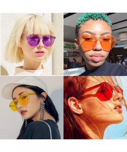 Round Unisex Fashion Candy Colors Round Outdoor Sunglasses Sunglasses - C4199S6TK5M $21.96