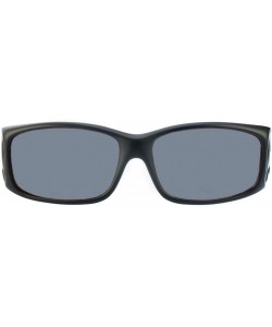 Rectangular Eyewear Sunglasses - Razor / Frame Midnight Oil Lens Polarvue Grey - CU1124FOFKR $41.05