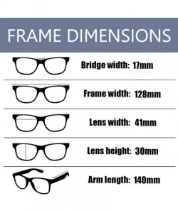 Square Men's Women's Blue Light Filter Anti-Fatigue Glasses Retro Yellow Lens - Purple - CF18DII7RYU $12.54