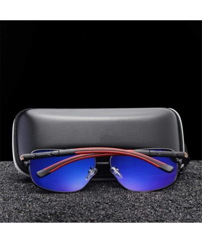 Oversized Aluminum brand men sunglasses polarizer HD UV400 Men - Kim Gray - C31982YC6DS $25.23