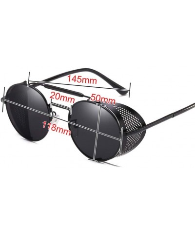 Goggle Designer Glasses Steampunk Sunglasses - 6 - CV18XA7GMU3 $30.95