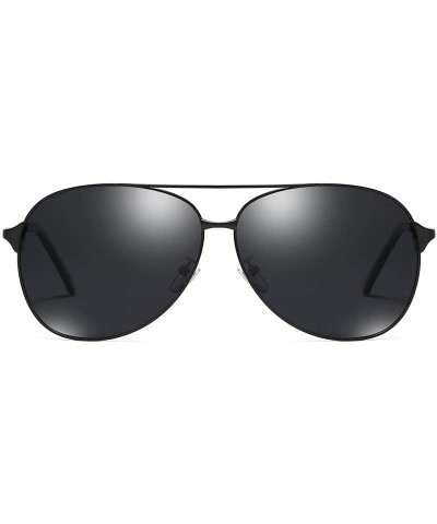 Square Polarized 80's Retro Classic Trendy Stylish Sunglasses for Men Women - I - CZ198O55E7R $21.40