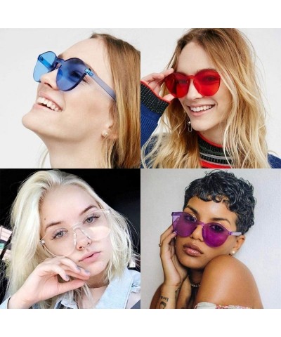 Round Unisex Fashion Candy Colors Round Outdoor Sunglasses - Dark Blue - C2199XS07Q9 $16.35