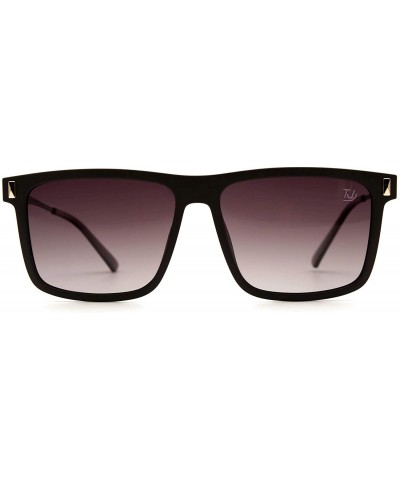 Square p585 Square Design Polarized - for Womens-Mens 100% UV PROTECTION - Black-black - CH192TCC7NE $20.63