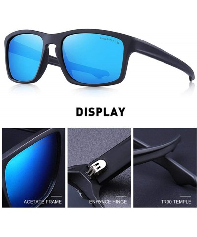 Sport DESIGN Men Classic Polarized Sunglasses Male Sport Fishing Shades C01 Black - C05 Gold - CD18XE0XT3T $16.08