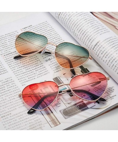 Cat Eye Sunglasses Women Eyeglasses Temperament Cat Eye Glasses Simple Metal Frame - D - CF18T8WE9H3 $12.28