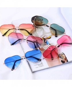 Cat Eye Sunglasses Women Eyeglasses Temperament Cat Eye Glasses Simple Metal Frame - D - CF18T8WE9H3 $12.28