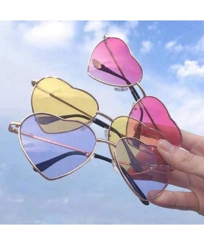 Cat Eye Sunglasses Women Eyeglasses Temperament Cat Eye Glasses Simple Metal Frame - D - CF18T8WE9H3 $12.28