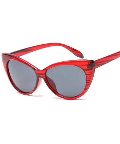 Oversized 2019 New Sexy Cat Eye Sunglasses Women Brand Designer Vintage Ladies Cateyes C9 - C3 - CJ18YZUUDAO $9.42