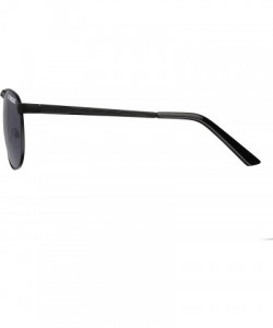 Aviator Polar Sunglasses - Matte Black - C312I845P1P $15.05