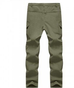 Sport Men's Ski Pants-Snow Ski Tactical Fleece Lining Softshell Winter Pants Trousers - Army Green - C212O5XJHJ5 $36.49