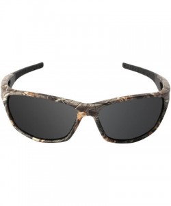 Wrap Polarized Outdoor Sports Sunglasses Tr90 Camo Frame for Men Women Driving Fishing Hunting Reduce Glare - CD18EMSN6TN $16.63