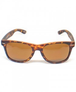 Rectangular Unisex Retro Classic Trendy Sunglasses - Tortoise Brown - CZ18QRADQ48 $7.21