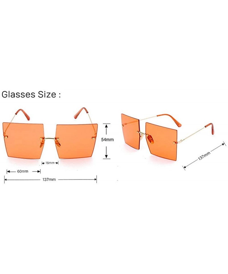 Fashion Oversized Square Sunglasses