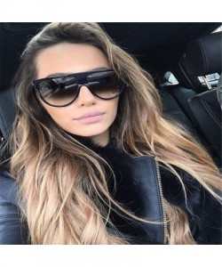 Round Classic Big Frame Sunglasses Women/men Models Outdoor Fashion Popular Sun Glasses Female UV400 - C4 - C6197A2W0A8 $13.66